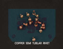 Copper Semi Tubular Rivet